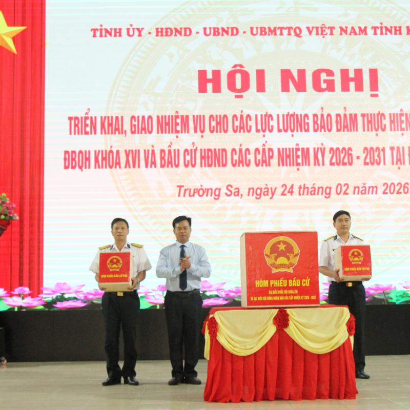 Lá phiếu nơi tiền tiêu của Tổ quốc